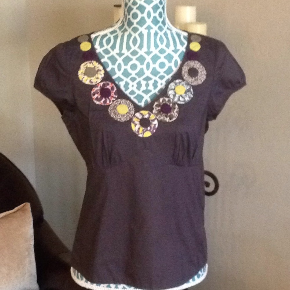 Boden embellished top size 10